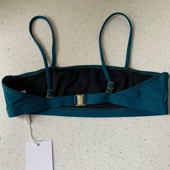 NWT Suboo Matte Square Bikini Top Teal Size 4 - Picture 8 of 12